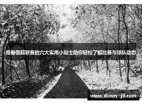 观看俄超联赛的六大实用小贴士助你轻松了解比赛与球队动态